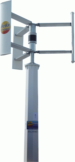 Vertical Shaft Wind Power Plant Design